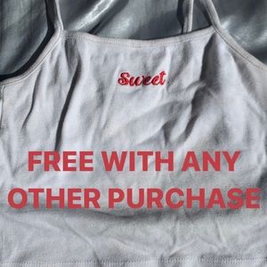 FOREVER 21 “Sweet” Crop top